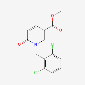 Methyl 1-(2,6-dichlorobenzyl)-6-oxo-1,6-dihydro-3-pyridinecarboxylate