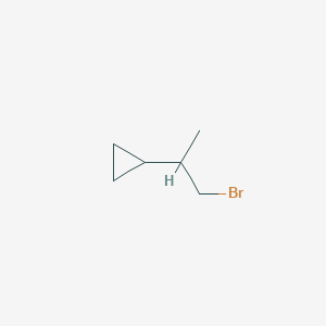 (1-Bromopropan-2-yl)cyclopropane