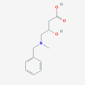 molecular formula C12H17NO3 B2645246 4-[Benzyl(methyl)amino]-3-hydroxybutanoic acid CAS No. 1548471-02-8
