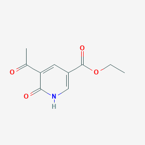 molecular formula C10H11NO4 B2645260 Ethyl 5-acetyl-6-oxo-1H-pyridine-3-carboxylate CAS No. 2106243-32-5