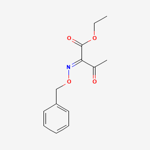 molecular formula C13H15NO4 B2645264 Ethyl 2-[(benzyloxy)imino]-3-oxobutanoate CAS No. 289882-17-3