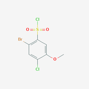 2-Bromo-4-chloro-5-methoxybenzenesulfonyl chloride