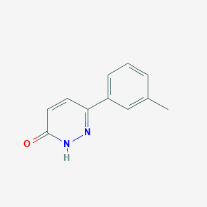 molecular formula C11H10N2O B2645363 6-(3-methylphenyl)pyridazin-3(2H)-one CAS No. 66549-33-5