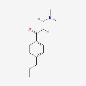 molecular formula C14H19NO B2645375 3-(Dimethylamino)-1-(4-propylphenyl)-2-propen-1-one CAS No. 866142-65-6