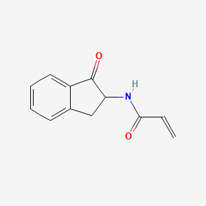 N-(3-Oxo-1,2-dihydroinden-2-yl)prop-2-enamide