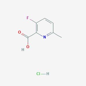 3-Fluoro-6-methylpyridine-2-carboxylic acid;hydrochloride
