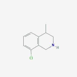 molecular formula C10H12ClN B2645391 8-Chloro-4-methyl-1,2,3,4-tetrahydroisoquinoline CAS No. 73037-84-0