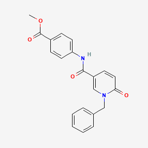 Methyl 4-[(1-benzyl-6-oxopyridine-3-carbonyl)amino]benzoate