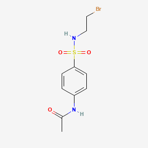 N-[4-(2-bromoethylsulfamoyl)phenyl]acetamide