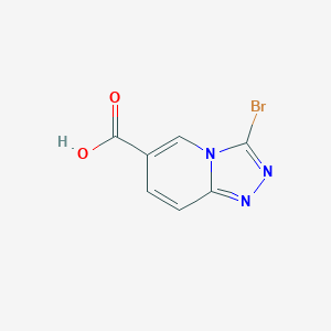 3-Bromo-[1,2,4]triazolo[4,3-a]pyridine-6-carboxylic acid