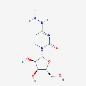 molecular formula C10H16N4O5 B026455 N'-Methyl-N(4)-aminocytidine CAS No. 100997-69-1