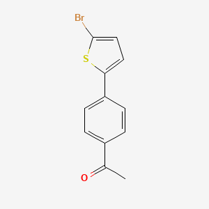 1-[4-(5-Bromothiophen-2-yl)phenyl]ethan-1-one