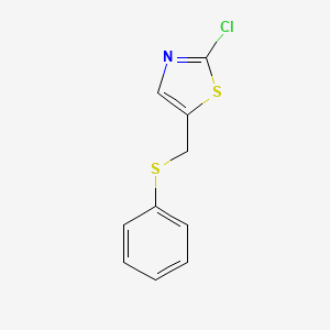 2-Chloro-5-[(phenylsulfanyl)methyl]-1,3-thiazole
