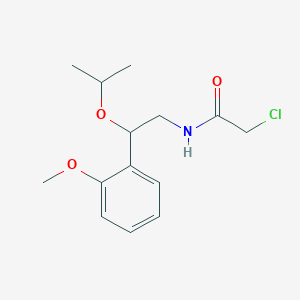 2-Chloro-N-[2-(2-methoxyphenyl)-2-propan-2-yloxyethyl]acetamide