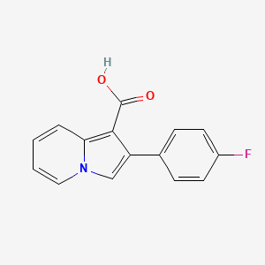 2-(4-fluorophenyl)indolizine-1-carboxylic Acid