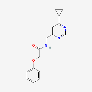 N-((6-cyclopropylpyrimidin-4-yl)methyl)-2-phenoxyacetamide