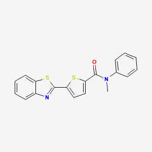 5-(1,3-benzothiazol-2-yl)-N-methyl-N-phenylthiophene-2-carboxamide