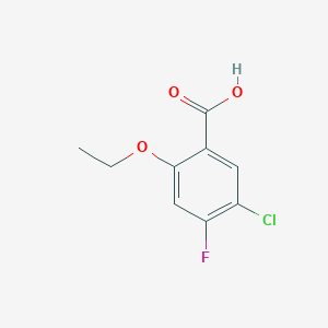 molecular formula C9H8ClFO3 B2645571 5-Chloro-2-ethoxy-4-fluorobenzoic acid CAS No. 1805820-29-4
