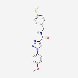 molecular formula C18H18N4O2S B2645606 2-(4-azepan-1-yl-1-oxophthalazin-2(1H)-yl)-N-(4-fluorophenyl)acetamide CAS No. 1226455-31-7