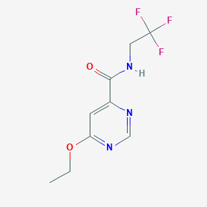 6-ethoxy-N-(2,2,2-trifluoroethyl)pyrimidine-4-carboxamide