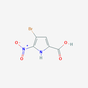 4-bromo-5-nitro-1H-pyrrole-2-carboxylic acid