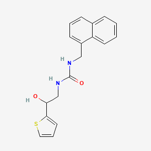1-(2-Hydroxy-2-(thiophen-2-yl)ethyl)-3-(naphthalen-1-ylmethyl)urea