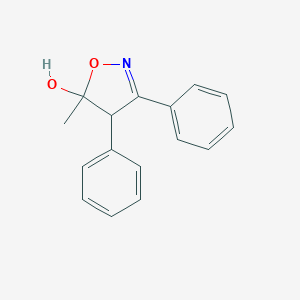 molecular formula C16H15NO2 B026457 5-甲基-3,4-二苯基-4,5-二氢异恶唑-5-醇 CAS No. 181696-73-1