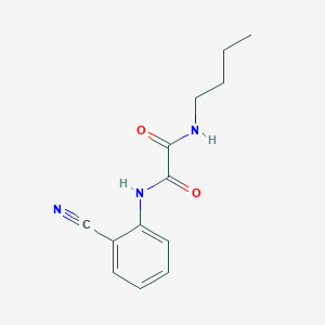 molecular formula C13H15N3O2 B2645713 N1-butyl-N2-(2-cyanophenyl)oxalamide CAS No. 898349-59-2
