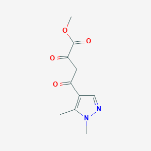 methyl 4-(1,5-dimethyl-1H-pyrazol-4-yl)-2,4-dioxobutanoate