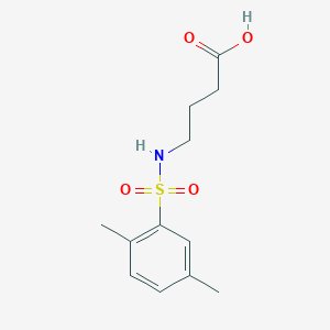 4-(2,5-Dimethylbenzenesulfonamido)butanoic acid