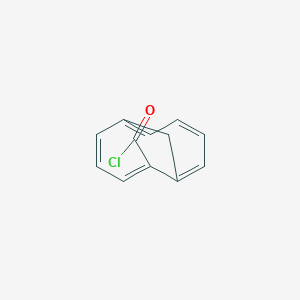 molecular formula C12H9ClO B026460 Bicyclo[4.4.1]undeca-1(10),2,4,6,8-pentaene-2-carbonyl chloride CAS No. 106817-62-3
