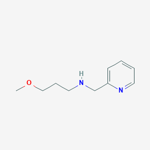 molecular formula C10H16N2O B2646066 3-methoxy-N-(pyridin-2-ylmethyl)propan-1-amine CAS No. 622837-47-2