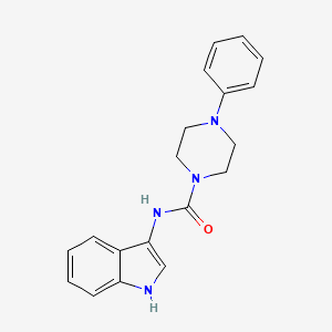 N-(1H-indol-3-yl)-4-phenylpiperazine-1-carboxamide
