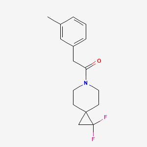 1-(1,1-Difluoro-6-azaspiro[2.5]octan-6-yl)-2-(m-tolyl)ethan-1-one