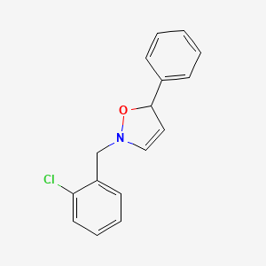 2-(2-Chlorobenzyl)-5-phenyl-2,5-dihydroisoxazole