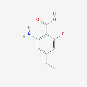 2-Amino-4-ethyl-6-fluorobenzoic acid