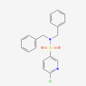 N,N-dibenzyl-6-chloropyridine-3-sulfonamide