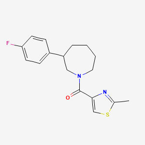 (3-(4-Fluorophenyl)azepan-1-yl)(2-methylthiazol-4-yl)methanone
