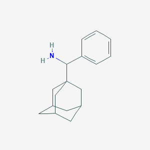 molecular formula C17H23N B2646141 Adamantan-1-yl(phenyl)methanamine CAS No. 139026-44-1