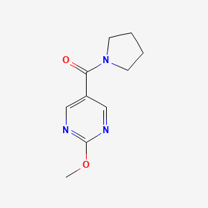 molecular formula C10H13N3O2 B2646152 (2-Methoxypyrimidin-5-yl)(pyrrolidin-1-yl)methanone CAS No. 1251635-58-1