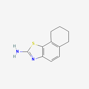 molecular formula C11H12N2S B2646161 6,7,8,9-Tetrahydronaphtho[2,1-d]thiazol-2-amine CAS No. 57478-57-6