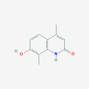 7-Hydroxy-4,8-dimethyl-1,2-dihydroquinolin-2-one
