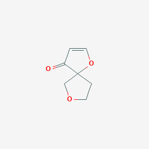 molecular formula C7H8O3 B2646185 1,7-Dioxaspiro[4.4]non-2-en-4-one CAS No. 2138204-48-3