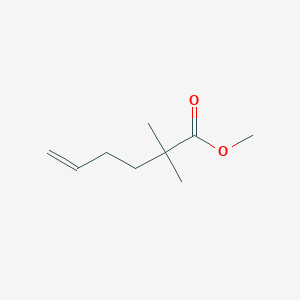 molecular formula C9H16O2 B2646304 Methyl 2,2-dimethyl-5-hexenoate CAS No. 252206-21-6