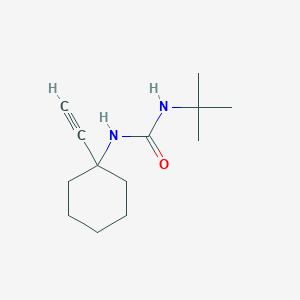 molecular formula C13H22N2O B2646305 3-tert-butyl-1-(1-ethynylcyclohexyl)urea CAS No. 501076-74-0