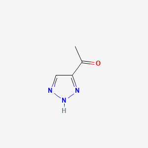 molecular formula C4H5N3O B2646414 1-(1H-1,2,3-Triazol-4-yl)ethanone CAS No. 6595-45-5