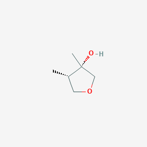 molecular formula C6H12O2 B2646429 Cis-3,4-dimethyltetrahydrofuran-3-ol CAS No. 176435-54-4