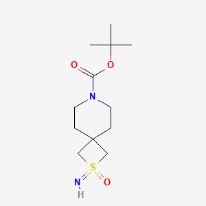 molecular formula C12H22N2O3S B2646432 tert-butyl2-imino-2-oxo-2lambda6-thia-7-azaspiro[3.5]nonane-7-carboxylate CAS No. 2445792-22-1