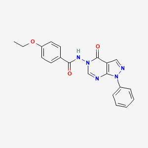 4-ethoxy-N-(4-oxo-1-phenyl-1H-pyrazolo[3,4-d]pyrimidin-5(4H)-yl)benzamide
