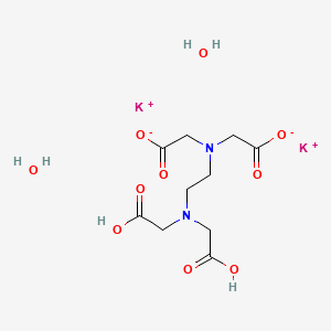 molecular formula C10H14K2N2O8 B2646543 Ethylenediaminetetraacetic acid dipotassium salt dihydrate CAS No. 25102-12-9